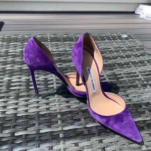 ‼️SOLD‼️ Manolo Blahnik suede shoes